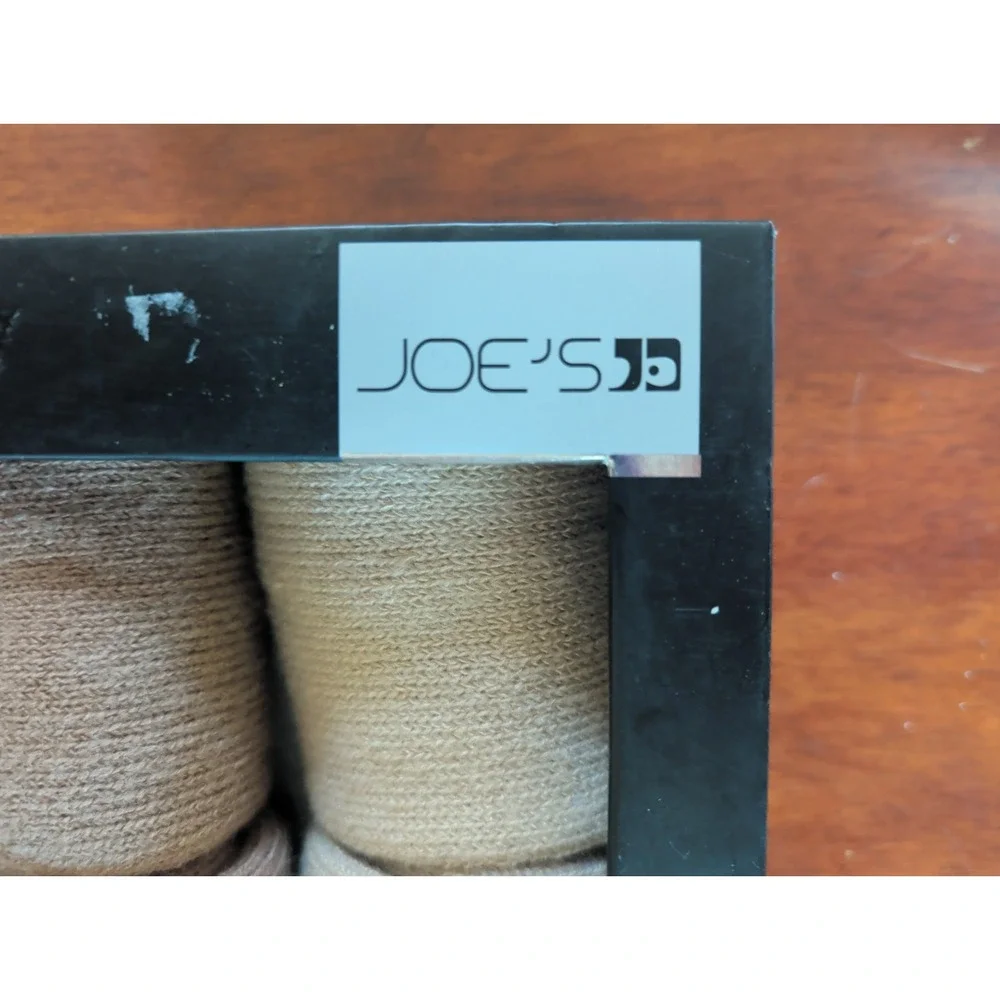 Joes Jeans 3 Pairs Mens Brushed Boot Socks Brown One Size New